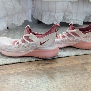 Nike Women's Blush Pink Flex Athletic Shoes